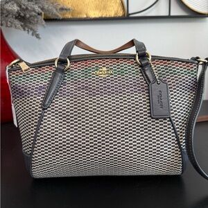 Coach Mini Kelsey Satchel Crossbody Bag in Blue